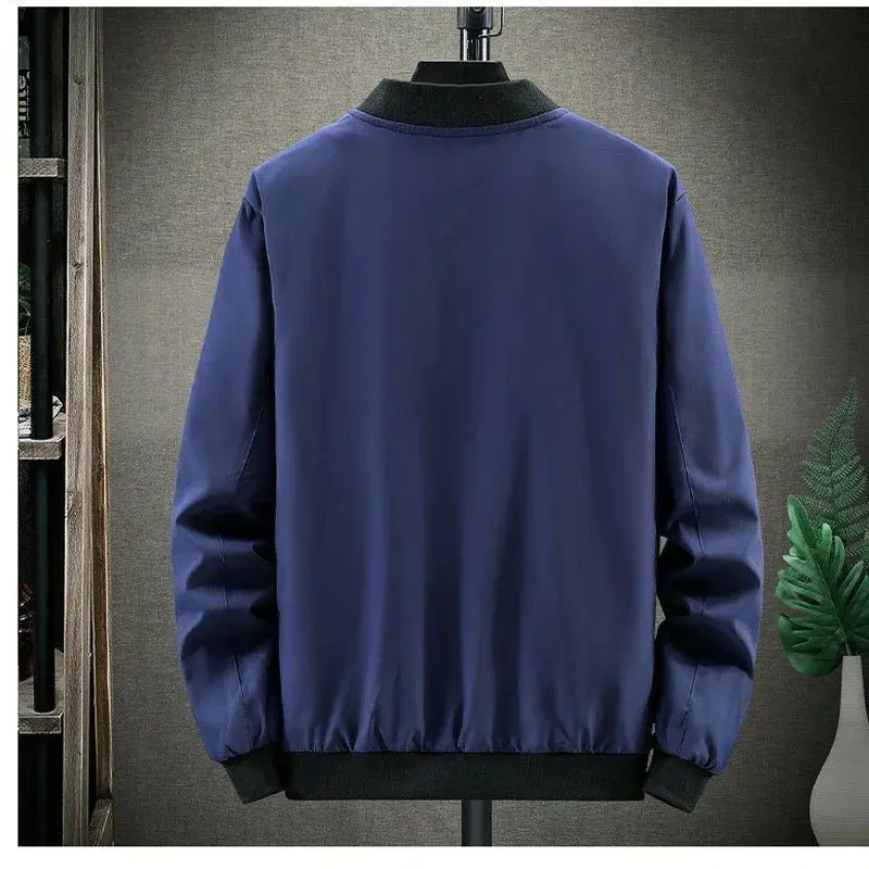 Jaket Bomber polos Tasland Slim-fiting 8