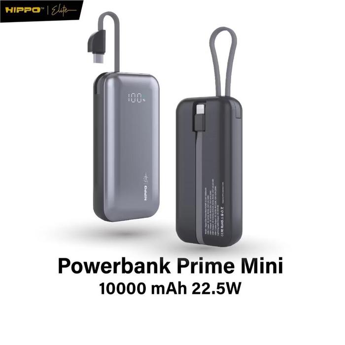 Gambar Hippo Elite Powerbank Prime Mini 10000 mAh 4 Output Fast Charging 22.5W PD QC 3.0 Vooc Support Smartphone All Type Garansi Resmi Baterai Kecil dan Compact dari Hippo Indonesia Kota Administrasi Jakarta Pusat Tokopedia