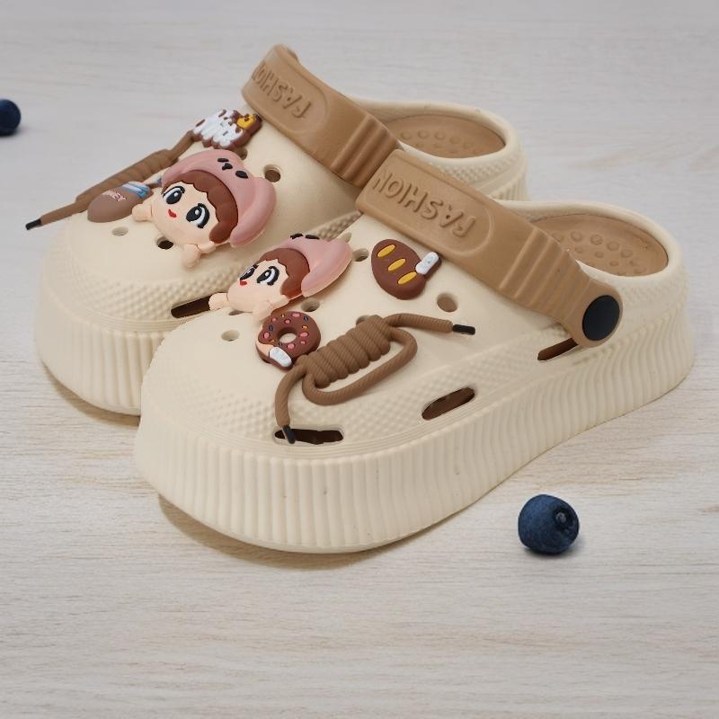 TEFANSY Sandal Sepatu Anak Cewek 6-12 Tahun Sandal Fuji Anak Sandal Jelly Anak Perempuan Fashion Kaki Size 20-35