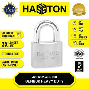 Hasston Gembok Chrome / Padlock Heavy Duty (1252)