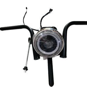 cômbo 3 sản phẩm ghi đông đinh ty đầu đèn audi 7 màu chạy điện 48v-60v