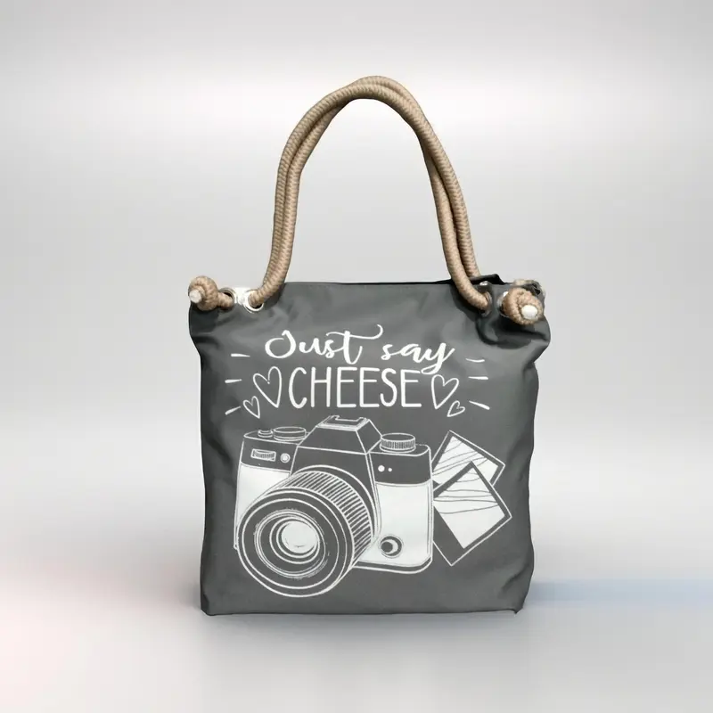Tas Totebag Wanita Cordura Dengan Tali Sumbu Resleting Furing 3