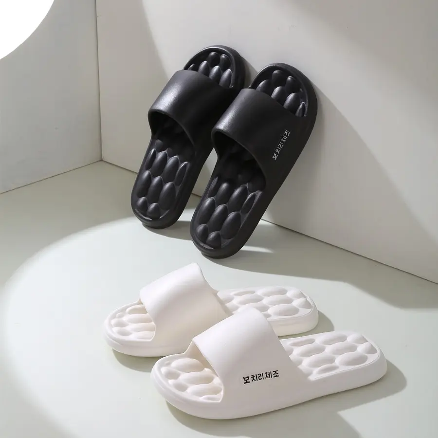 unisex couple slippers for women, summer EVA silent indoor, odorless, foot resistant, non slip bathroom, shower, home cool slippers for men, soft soled, Boy