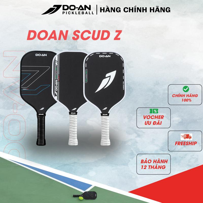 DEAL SOCK - TẶNG QUẤN CÁN&BĂNG CHẶN MỒ HÔI Vợt Pickleball DO-AN Z1 T700 carbon công thủ toàn diện siêu nhẹ vợt nhám bám bóng Sport