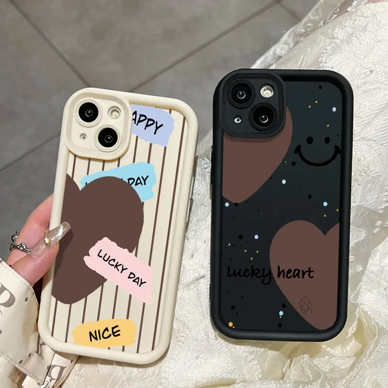 Casing Hp Untuk Samsung Galaxy A06 A05 A05s M05 F05 Case Kartun Hati Lucu Casing ponsel silikon lembut kasing  Anti guncangan Cesing pelindung lensa Penutup Softcase Kesing 7