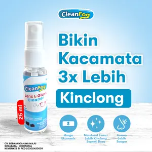 Pembersih Kacamata Spray Isi 25 ml Efektif Merawat Lensa Kacamata Mahal, Lensa Jernih Penglihatan Tajam lens  cleaner Glasses Blueray