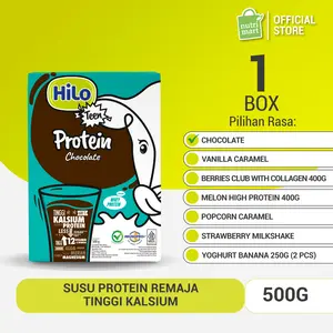 HiLo Teen 500g (9 flavours) - Susu Tinggi Kalsium Lebih Rendah Lemak
