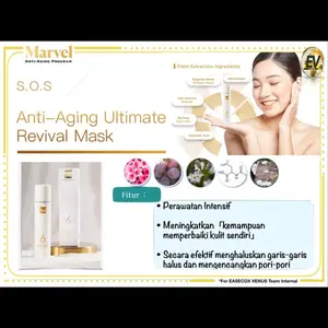 Sos masker anti aging Semua Jenis Kulit, masker sultan Mawar