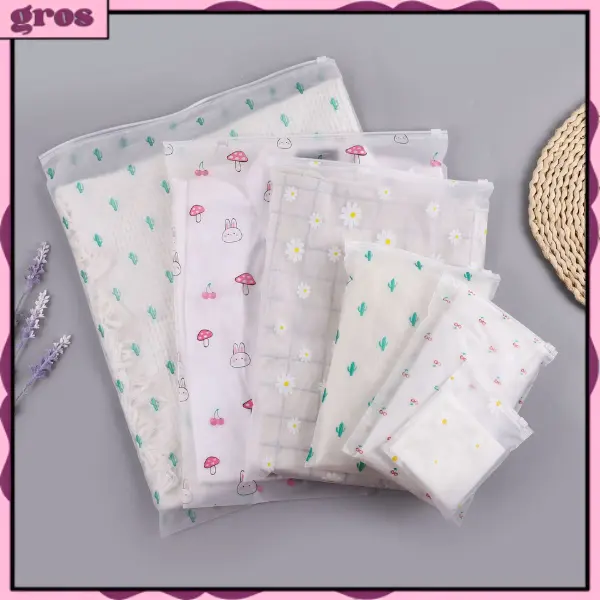GROS Ziplock Pouch Travel Polos Zipper Storage Bag Tas Kantong Plastik