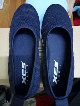 Product Review of XES Ladies BSLCBT04 Casual Slip On Sneakers (Pink, Navy) from J**1 3