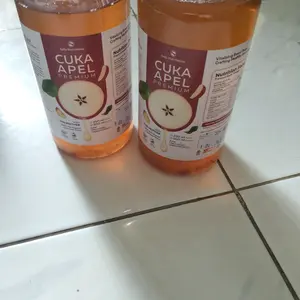 Cuka Apel Organik With Mother 750ml - 1.000 ml dengan Inang Cuka