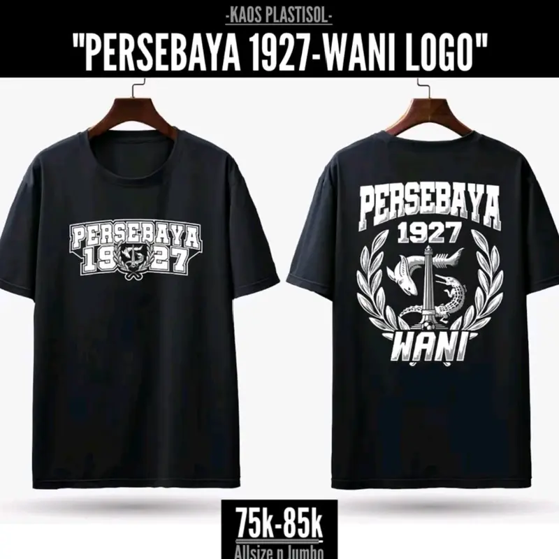 Kaos Persebaya 1927 Bonek Wani Logo 0