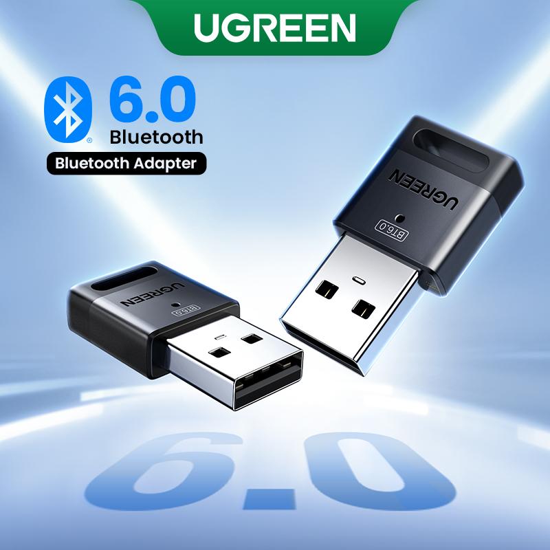 UGREEN USB Bluetooth 6.0/5.4/5.3 Adapter Dongle, Bộ Chuyển Đổi & Thu Phát Bluetooth Cho PC Windows 11/10/8.1, Hỗ Trợ Tai Nghe, Loa, Bàn Phím, Chuột Không Dây