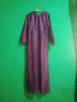 Product Review of GAMIS MEWAH BK PINTU FULL BRUKAT //OOTD//BRIDESMAID//WARNA BURGUNDY//BAJU KONDANGAN //GAUN PESTA //BAJU KONDANGAN MURAH from a**e 0