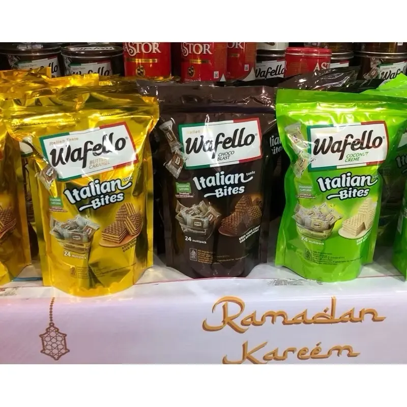 Pch - WAFELLO Wafer Bites Kemasan Pouch isi 24pcs 1
