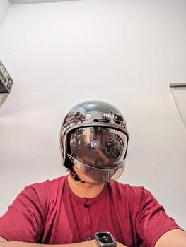 Product Review of Helm Bogo Retro MJM Capelo Solid Kekinian Inner Visor SNI (BISA COD) from L**q S**a 0