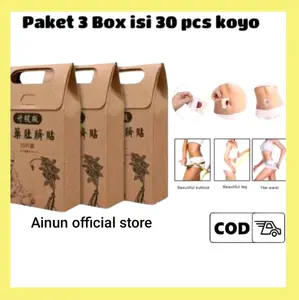 [ 3 BOX ] ISI 30 PCS  Koyo Plaster magnetik / patch koyo Untuk Perut Lengan  dan Paha