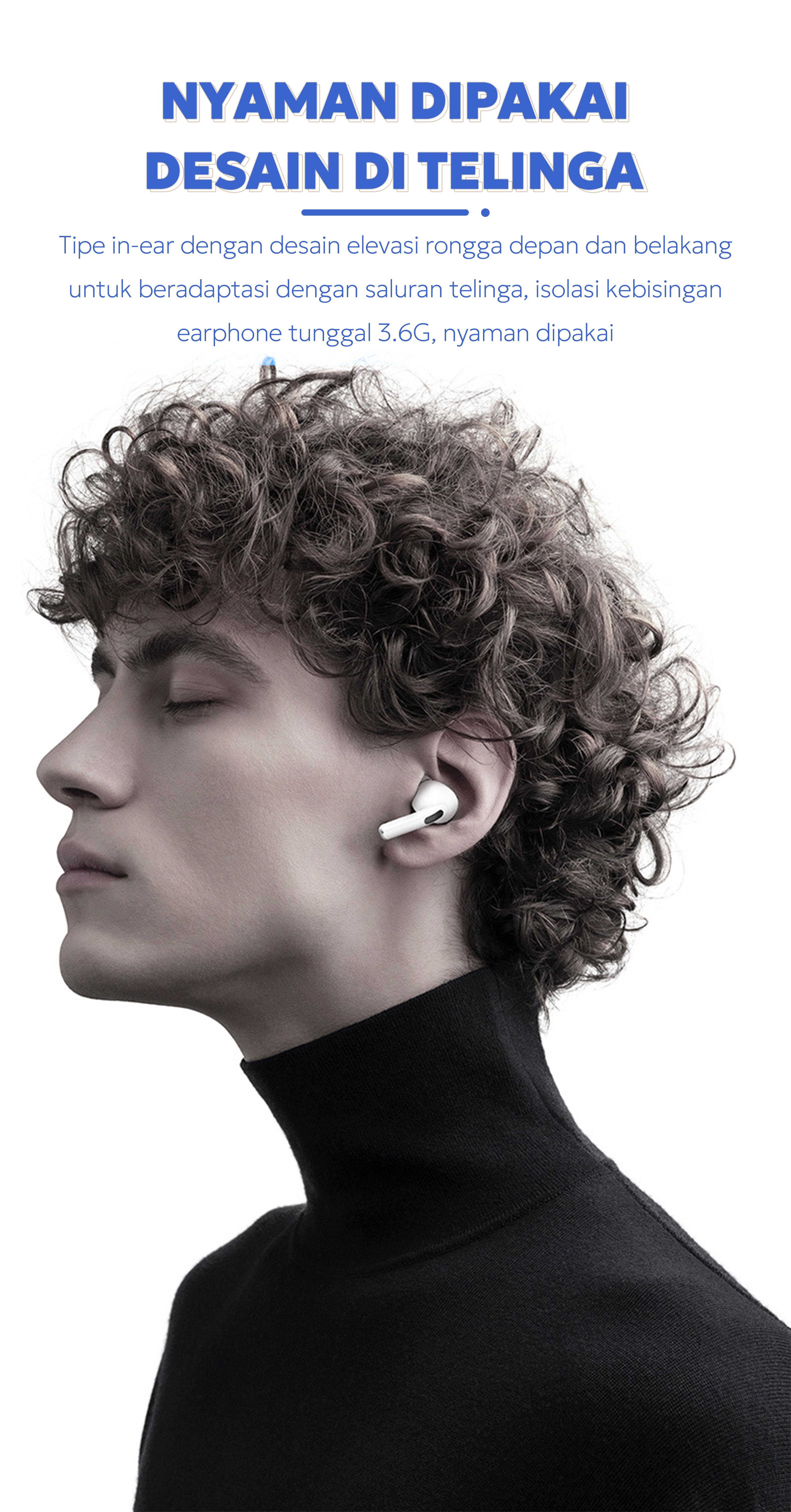 [3 GRATIS] A9 PRO Earbuds Pintar Dengan Layar Resolusi Tinggi, Atur Wallpaper Layar Kunci, Fungsi ANC/ENC, Tahan Air IPX5, Cari Earphone, Kontrol Musik Dan Tampilkan Lirik Untuk iPhone/Android