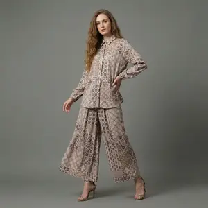 Okedashop - SAWIRRA SETCEL - Setelan Celana Motif Elegant 2025