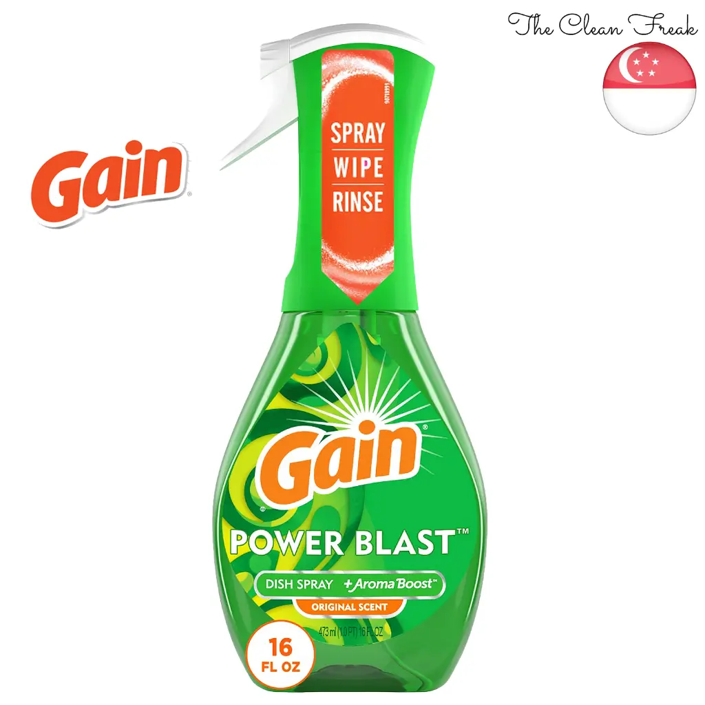 Gain Ultra Clean Power Blast Dishwashing Liquid Dish Spray +Aroma Boost, Spray / Refill