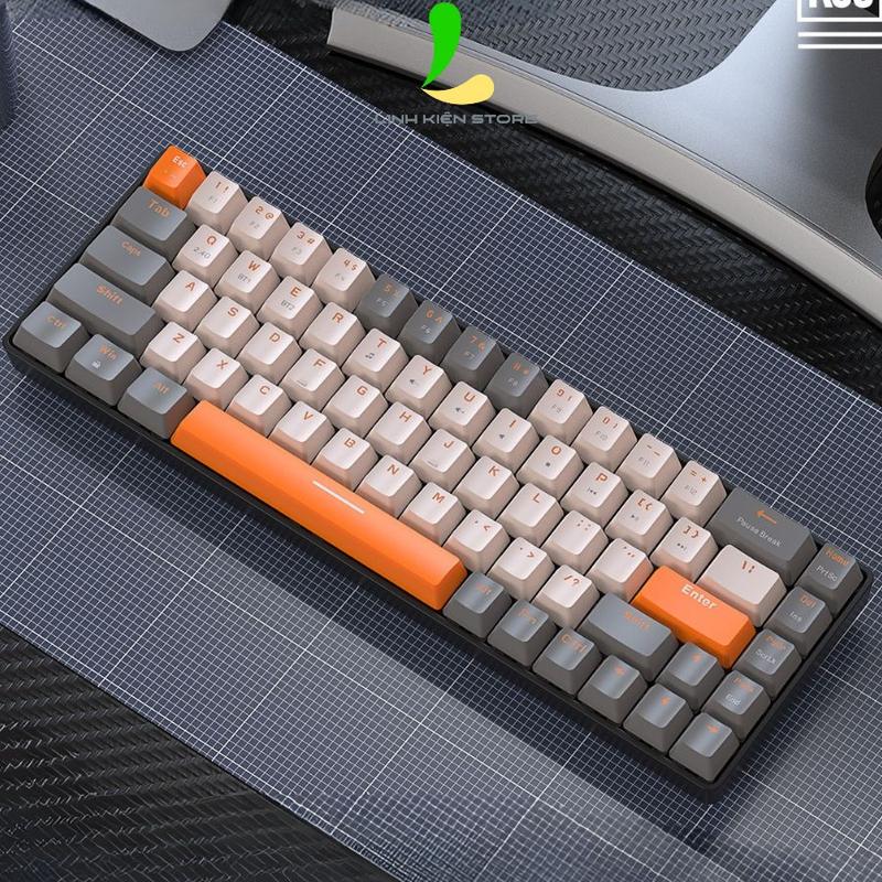 Hàng chinh hǎng 100% Bàn phím cơ ZIYOULANG K68 cao cấp - Phím cơ gaming 68 phím…
