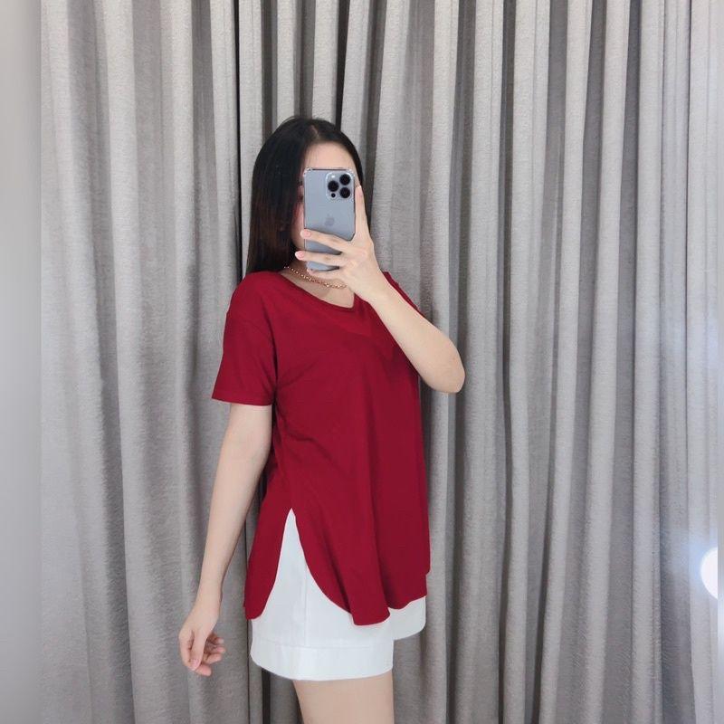 ATASAN V SLIDE PDK/TSHIRT SPLIT BAWAH TANGAN PENDEK 1