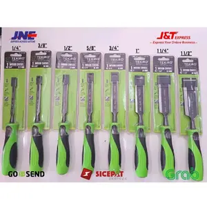 Tekiro Pahat Kayu Ukuran 1/4", 3/8", 1/2", 5/8", 3/4", 1", 1-1/4", 1-1/2" ( Wood Chisel )