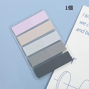 100 pcs/セット混合された色の索引の粘着性があるノート、オフィスの学校の文房具のための任意色の携帯用ラベルのステッカー