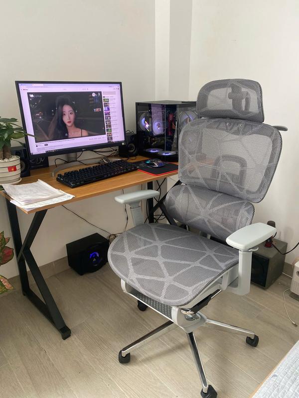  Ghế Công Thái Học CTH LS900 Có Gác Chân Ngả Lưng Thư Giãn Bệ Thép Chắc Khỏe Thiết Kế Bảo Vệ Sức Khỏe Tựa Tay 3D Điều Chỉnh Linh Hoạt Đệm Đỡ Thắt Lưng Giảm Đau Lưng 