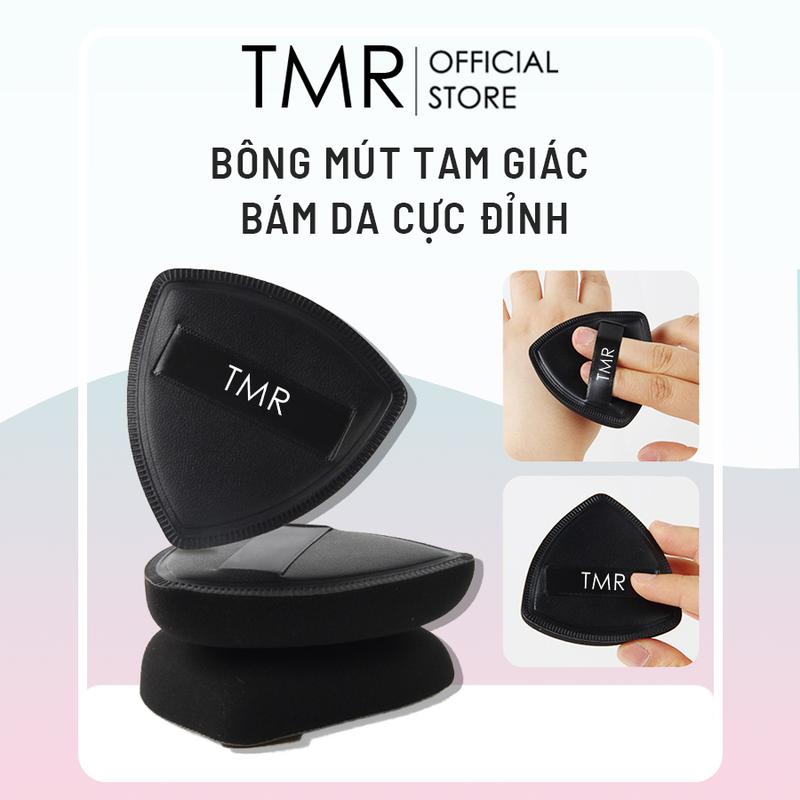 Mút Tán Kem Nền Black Tam Giác TMR Mềm Xốp Trang Điểm Mịn Lì Tự Nhiên Dễ Dàng Che Phủ Cao