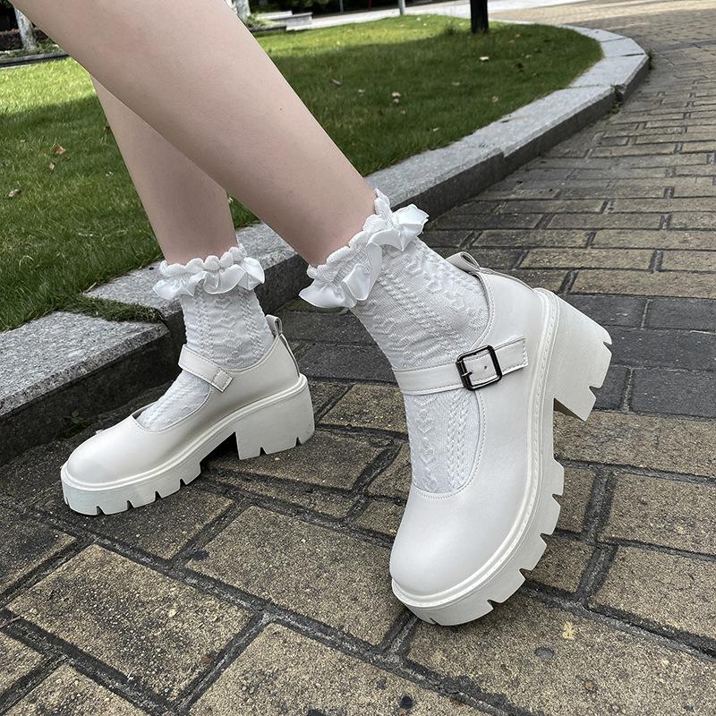 Product Introduction of Sepatu Wanita Sepatu Cewek Glossy FN-001 Ringan Nyaman Tidak Lecet Anti Selip Shoes Heels 6