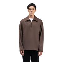 Gambar Ribsgold Halfzip Suede | Atasan Pria Fleksibel & Casual Premium Look - OldBrown, M dari Ribsgold Kab. Tangerang 1 Tokopedia