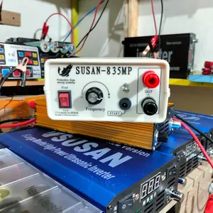 Susan 835Mp Inverter Ultrasonik12V Daya Tinggiuntuk Outdoor 2500W dengan Perlindungan Baterai dan Frekuensi Adjustable pdc