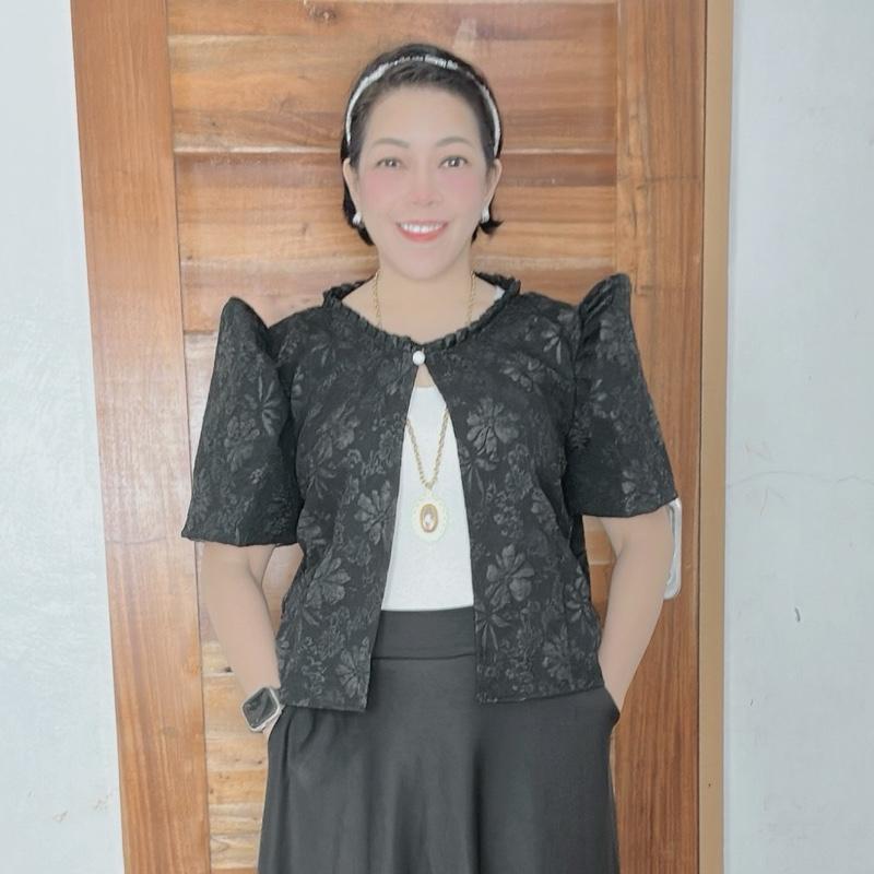 Philippine Ruffles Filipiniana Bolero Ruffles Small Medium Large Tops Coats - TikTok Shop ...