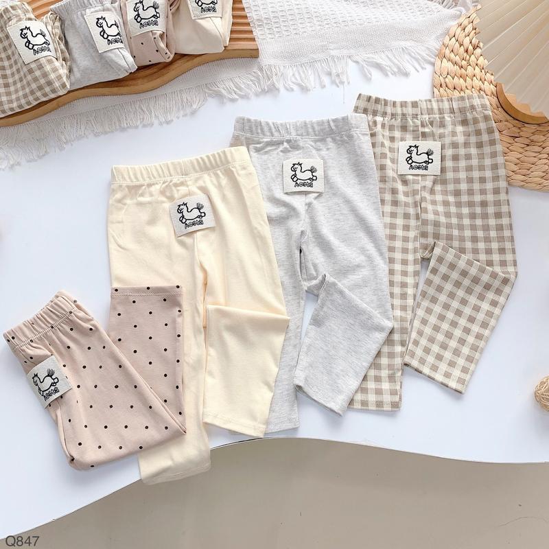 Hey Susie Q847 - Set 4 Quần Legging Con Ngựa Cho Bé Gái Size 9-22kg ĐL