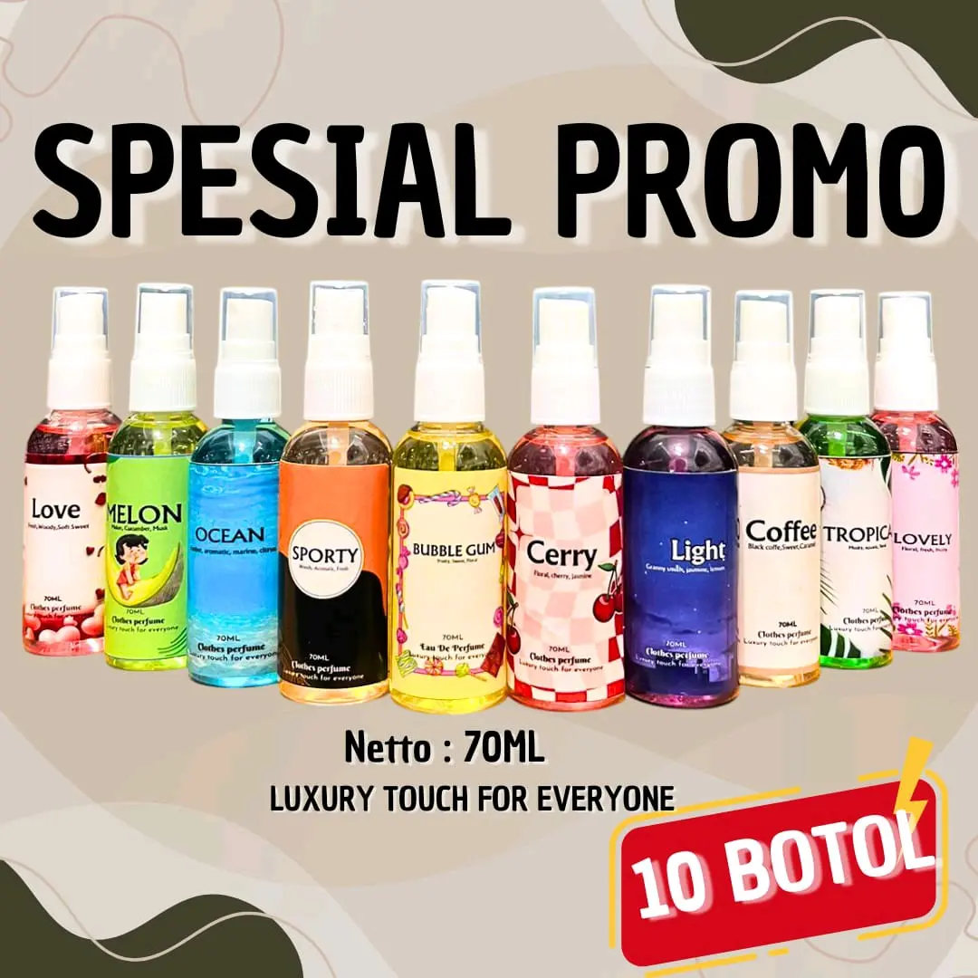 [COD] PROMO SPESIAL 10 BOTOL PARFUM PRIA WANITA EDP