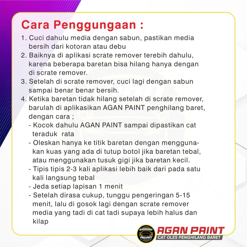 Cat Penghilang Baret FILANO Cat Oles Motor Yamaha New Grand Filano Cat Original Pabrik GARASI AGAN Car Kendaraan Paint 7