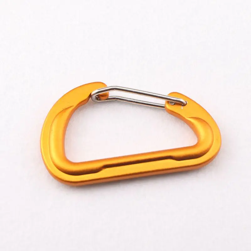 Khóa leo núi, Hợp kim nhôm, Khóa an toàn, móc khóa chữ D, Dụng cụ ngoài trời, Hình dạng nhỏ, Dụng cụ leo núi, Phụ kiện du lịch, Thiết bị 8