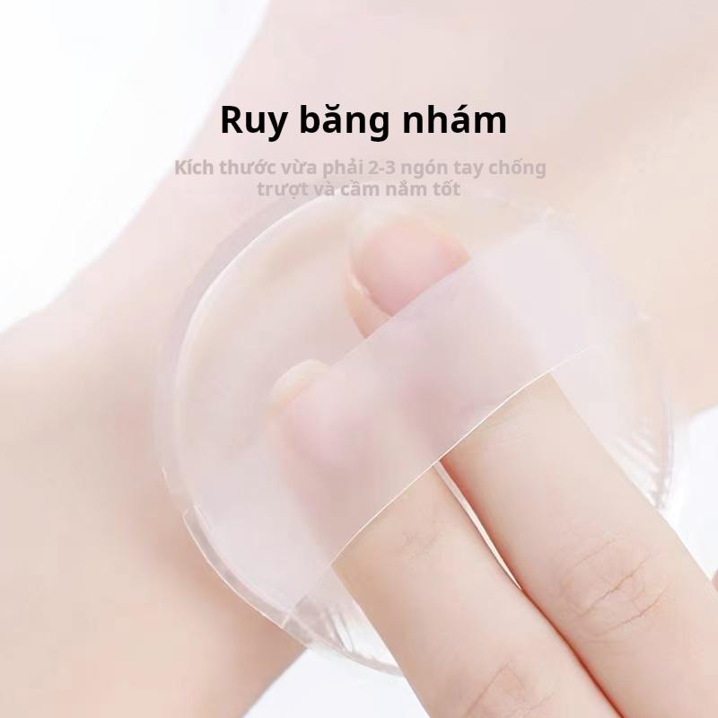 Bông Đánh Phấn Silicon, Trong Suốt, Bông Đánh Phấn Trang Điểm, Cho Kem Dưỡng Da Thể Và Kem BB, Sử Dụng Kép Khô Và Ướt, Thích Hợp Cho Quần Áo, Bọt Biển Thạch, Bông Đánh Phấn Trang Điểm 1