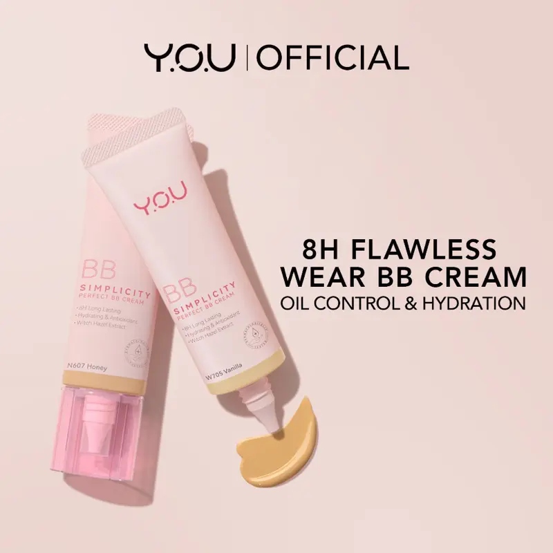 -BERKAH- YOU Simplicity Perfect Glow BB Cream | Tahan Lama | Skin Nourishing Hydrating