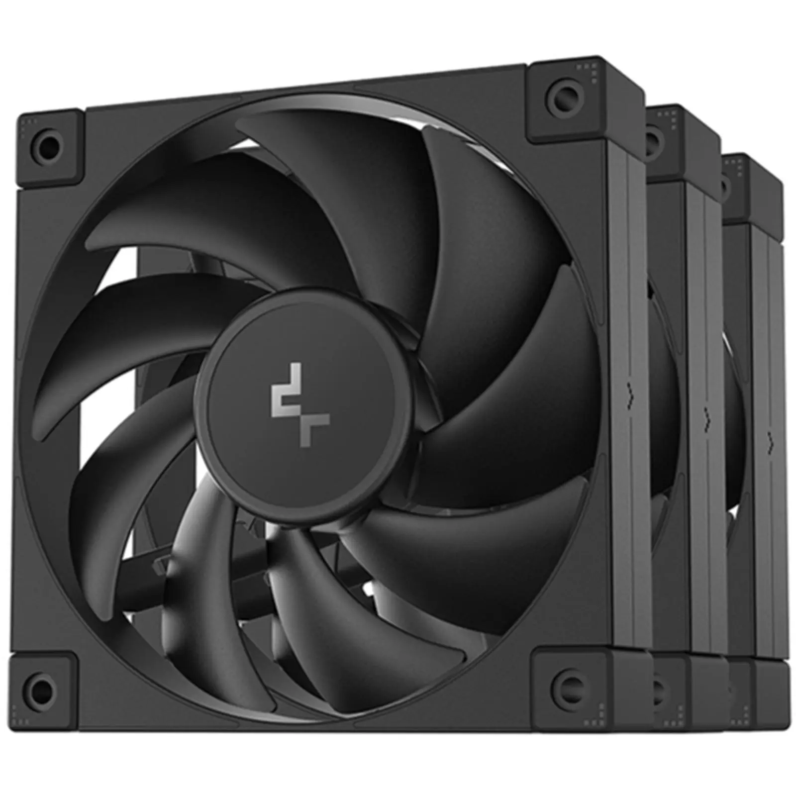 CASE FAN/KIPAS CASING COOLER DEEPCOOL FD12 3IN1 TRIPLE FAN 120MM BLACK