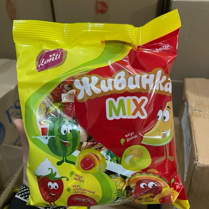  Kẹo Dẻo trái cây konti  Mix 4 vị 500gr Ăn Vặt Food 