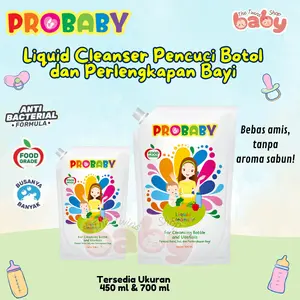 PROBABY Sabun Cuci Botol Bayi Anak | Liquid Cleanser 450ml / 750ml