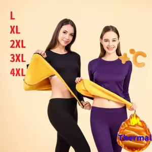 set thermal wanita underwear panjang baju celana winter kualitas tinggi super lembut