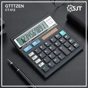 SJT - Kalkulator 12 Digit Check GTTTZEN CT-512 Calculator Check Dual 2 Power