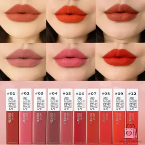 Lipstik Ombre lips High Pigmented Waterproof Transferproof Lip Gloss Liptint Tahan Lama