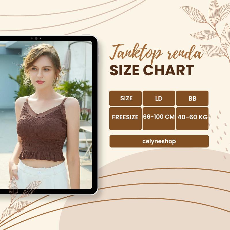 Product Introduction of Tanktop import Wanita kamisol padded hiasan renda cantik bh pakaian dalam fashion 1076 0