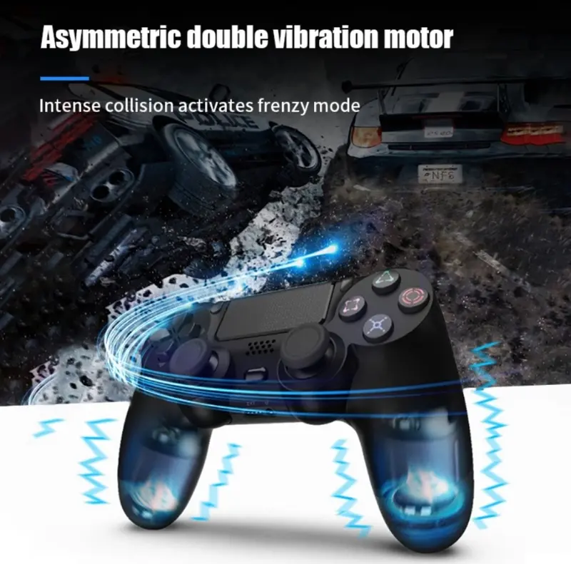 Wireless Gamepad Stick Controller LED Original Free Charger For P4 Touch Bar Controller 3
