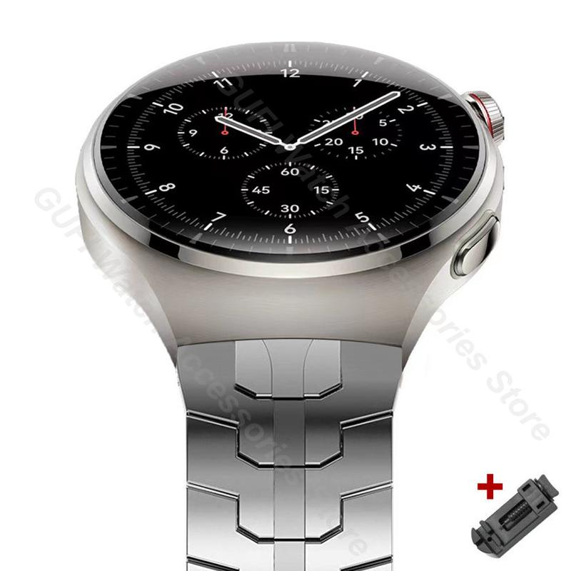 Dây đeo bằng thép màu titan cho Huawei Watch 4 Pro 3 43 46mm, dây đeo thể thao cho Samsung Galaxy 6 3/4/5 42 44mm 20 22mm cho Seiko 8