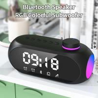 Gambar Speaker Bluetooth S18 LED Mirror Display SK01 Bluetooth 5.0 Portable Audio Wireless Super Bass Stereo Radio FM Original Jam Alarm Clock - SK01 Putih dari Leyooyoo.id Kab. Tangerang 1 Tokopedia